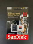 SanDisk Extreme PRO microSDHC 200MB with Adapter 128GB