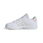 adidas Grand Court 2.0 Shoes Kids Basket, FTWR White/Crystal Jade/Clear Pink, 24 EU