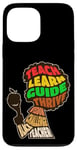 iPhone 13 Pro Max Afro Teacher African American Inspirational Word Cloud Case