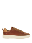 Dune Thies Leather Trainers, Tan