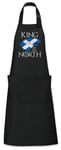 King In The North BBQ Cooking Apron Game of Scotland Fun Thrones Scottish Scots