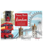 A4 Famous Places Advanced Colouring In Book London All Ages Anti Stress Therapy.