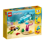 Lego 31128 Creator 3-en-1 Le Dauphin et la Tortue - NEUF LIVRAISON GRATUITE