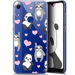 Caseink Coque pour Huawei Honor 8A (6.1) Gel HD [ Nouvelle Collection - Souple - Antichoc - Imprimé en France] Panda'mour