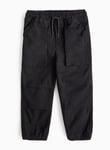 Tu Black Woven Cargo Trousers 2-3 years Years male