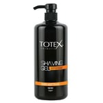 TOTEX SHAVING SHAVE GEL SENSITIVE 750 ML PUMP BOTTLE FOR MEN & WOMAN & BARBERS