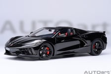 Chevrolet Corvette C8 Stingray Z51 2020 Noir Maquette de Voiture 1:18 Autoart