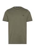 Fred Perry Twin Tipped T-Shirt Grön