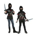 Kostume til børn Ninja (7 Dele) 3-5 år