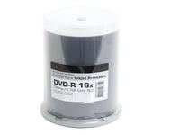 Traxdata Dvd-R 4,7 Gb 16X Pro Hi-Res Hvit Blekkutskrift Kake*100 907C1016iprop, Multipack