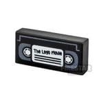 Custom Printed Tile 1x2 VHS Tape