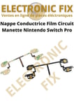 Nappe Conductrice Film Circuit interne de Bouton manette Nintendo Switch Pro