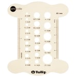 Tulip Knitting Needle Gauge, White, Taille unique