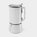 GSI Outdoors Mokabryggare / espressobryggare Glacier Moka Espresso Pot, rostfritt stål, 355 ml