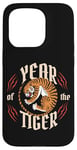 iPhone 15 Pro Year of the Tiger Fierce Traditional Vintage Chinese Zodiac Case