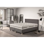 Ensemble complet Boxspring 160x200 cm matelas sommier tête de lit CONFORT HOTEL  