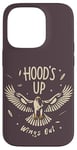 iPhone 14 Pro Hoods Up Wings Out Epic Cool Falconry Falconer Bird Hawking Case