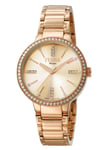 Ferre Milano FM1L084M0081 WoMens Silver Dial Stainless Steel Watch - Rose Gold - One Size