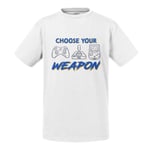 T-Shirt Enfant Choose Your Weapon Jeux Vidéo Retro Gaming Arcade