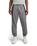 G-STAR RAW Men's Tape Colorblock Sweat Pants, Multicolour (granite/gs grey color block D21170-B782-D019), S