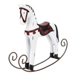 Painted Rocking Horse Mediterranean Style Rocking Horse Toy Rocking For Kid