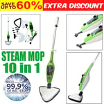 10-IN-1 Hot Steam Cleaner Upright Floor Steamer for Hardwood Carpet Marble Tile