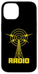 Coque pour iPhone 14 Antenne ondes radio - Ham Radio et ondes courtes