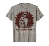 Big Lebowski Distressed Dude Abides Stamp T-Shirt