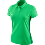 NIKE Women's W Nk Dry Acdmy18 Polo T shirt, Lt Green Spark/Pine Green/(White), S