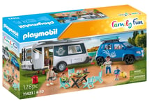 Playmobil Campingvogn med bil (71423)