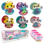 #sbabam Funny Box Doki Doki Mermaid Pets, Coquillages avec Peluche et Accessoires Inclus, 3 pièces, Animaux Jouets pour Enfants avec marionnettes de sirène et Bracelet, Peluche pour Cadeaux de Filles