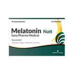 Sana Pharma Medical Melatonin Natt depottabletter 1 mg - 30 stk