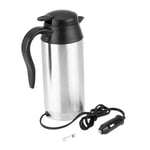 750ml Car Electric Kettle Stainless Steel Heating Cup For Travel DTS UK