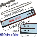 Guide 35 cm + chaîne 50 maillons WINDSOR tronçonneuses STIHL MS dim sur photo