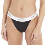 Calvin Klein Trosor Modern Cotton Tanga Panty Svart X-Small Dam