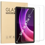 DMLuna [2-Pack Screen Protector for Samsung Galaxy Tab A9 Plus 11" Tablet 2023 Model (SM-X210/X216/X218), HD Tempered Glass Anti-Fingerprints Bubble-Free Easy Installation 9H Hardness