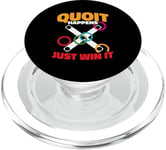 Quoit Happens Just Win It Outdoor Quoits Traditional Game PopSockets PopGrip for MagSafe