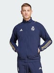 adidas Real Madrid Tiro 23 Presentation Jacket - Blue, Blue, Size M, Men