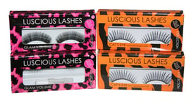 12 x Collection Luscious Lashes | Glam Volume & Cats Eye | GLUE DRY