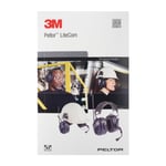 3m™ peltor™ litecom-headset, 33 db, pmr 446 mhz, hjelmfeste, mt53h7p3e4400-eu