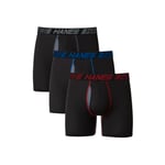 Hanes Men's X-Temp Total Support Pouch Boxer Brief, Anti-Chafing, Moisture-Wicking Underwear, Multi-Pack, Regular Leg-Black, M (Pack of 3)