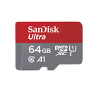 SanDisk Ultra 64 Go MicroSDXC UHS-I Classe 10 140Mo/s - Neuf