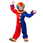 Boland - Costume enfant clown Zeppy 2 pièces, costume de carnaval ou de fête à thème, clown de cirque