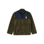 Kabooki LWSCOUT 619-TEDDY Jacket Cardigan, Dark Khaki, 134 Garçon