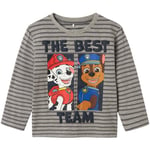 Name It Nmmjasper Paw Patrol genser, Grey Melange