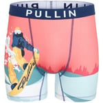 Boxers Pullin  Boxer Long Homme Microfibre INEXILE Rose