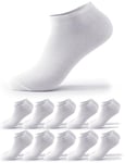 Occulto Chaussettes Basses Homme lot de 10-20 (modèle: Alex) 10 X Blanc 43-46