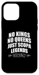 Coque pour iPhone 12 mini No Kings No Queens Just Scopa Legends Jeux de cartes drôles Scopa