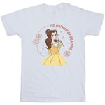 T-shirt enfant Disney  Beauty And The Beast I'd Rather Be Reading