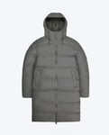 RAINS ALTA LONG PUFFER JACKET GREY Unisex GREY